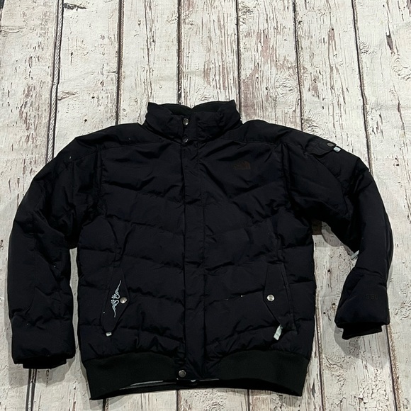 Girls The North Face Black 500 Goose Down Ski Skiing Winter Jacket - Picture 10 of 10